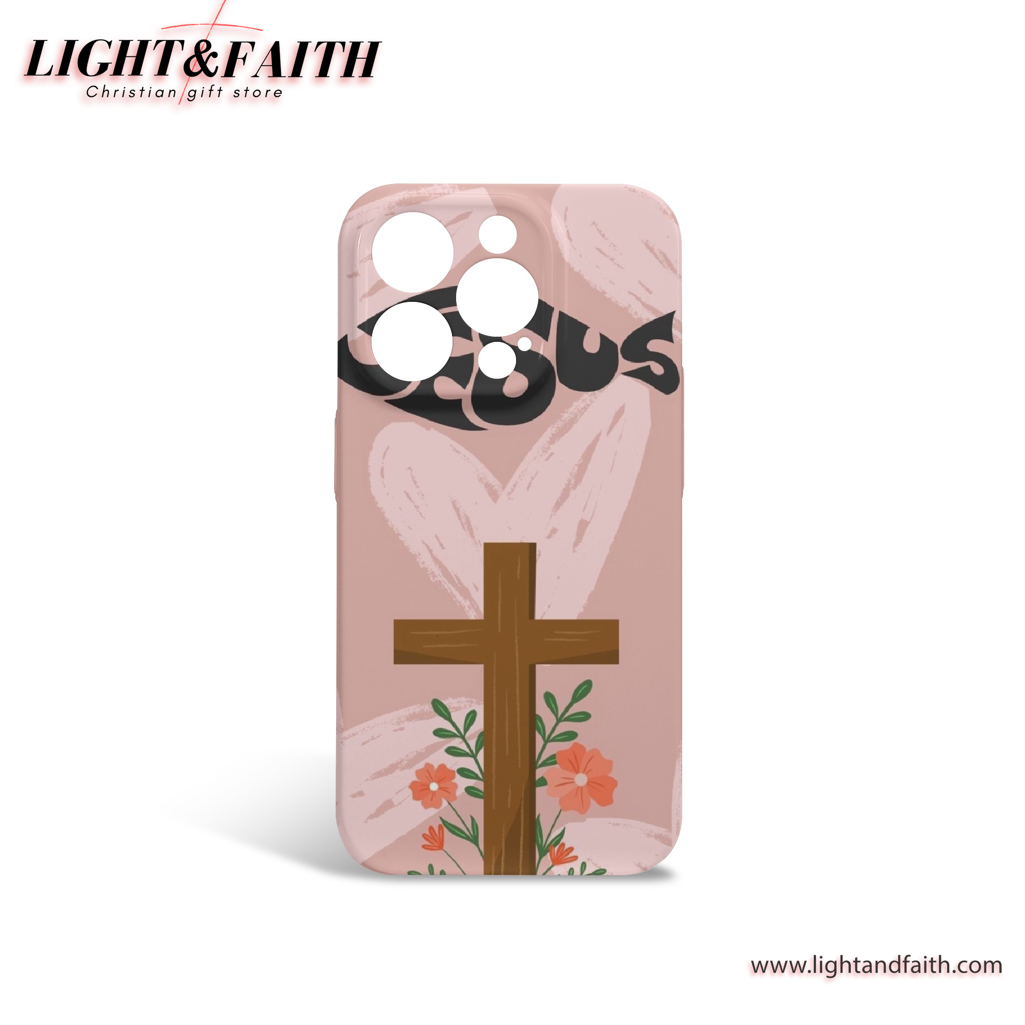 Jesus Cross Phone Case, Christian Phone Case, Bible Verse Phone Case, Religious Gift, PCLAF20